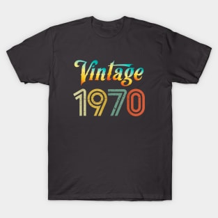 Vintage 1970 Birthday T-Shirt